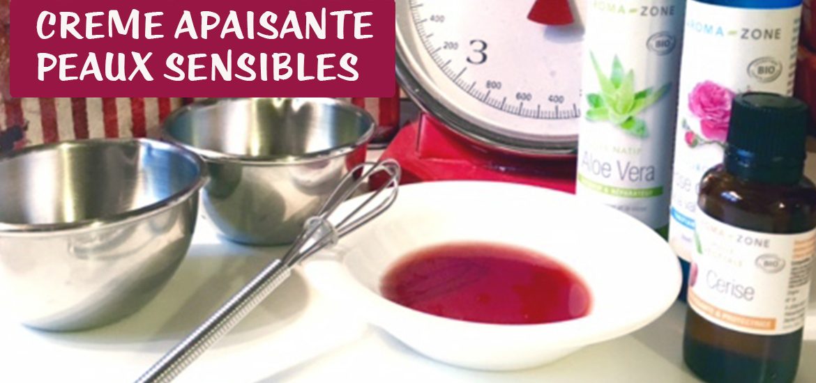 crème apaisante peaux sensibles