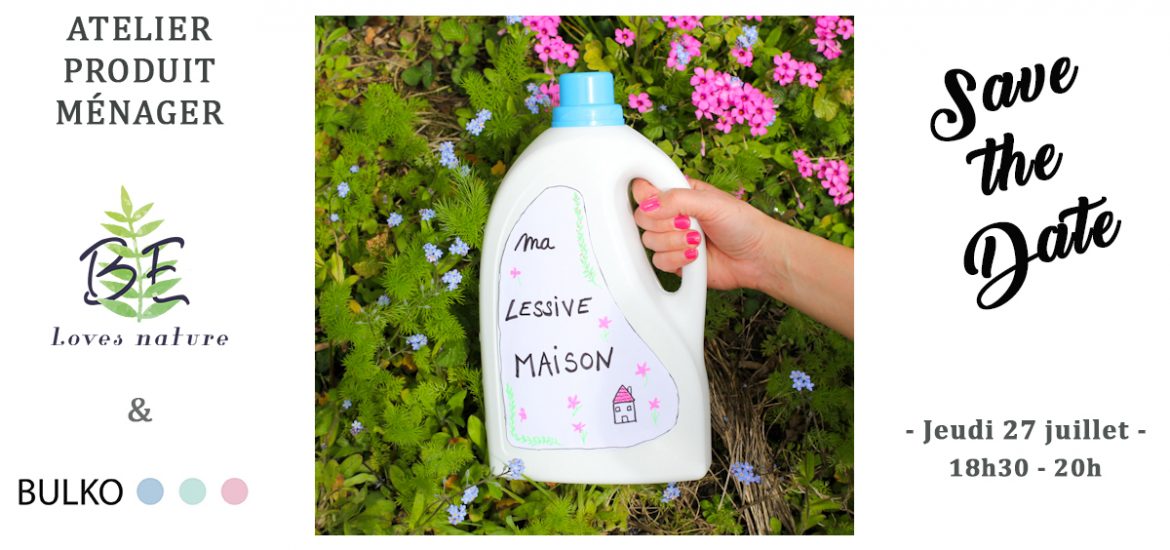 Ateliers produits ménagers : lessive