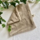 Serviette Visage Double Face Taupe